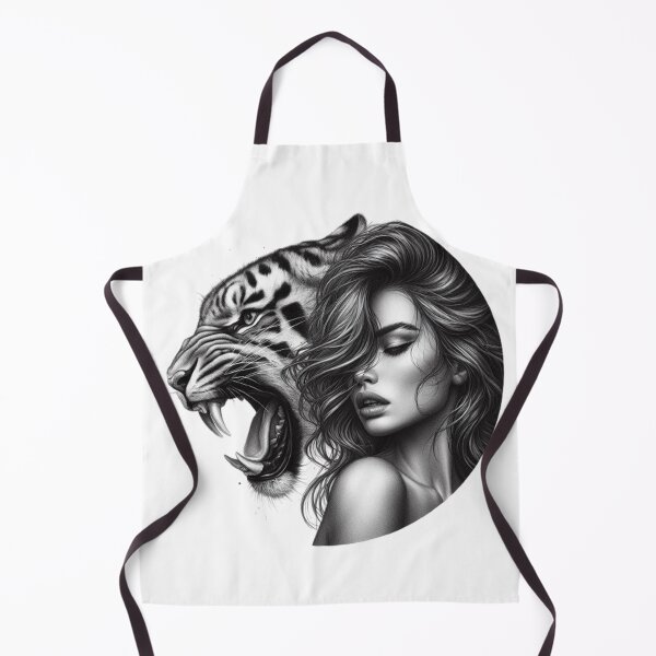Item preview, “Feminine power incarnate: a woman and her panther” designed and sold by CHRIST5000.