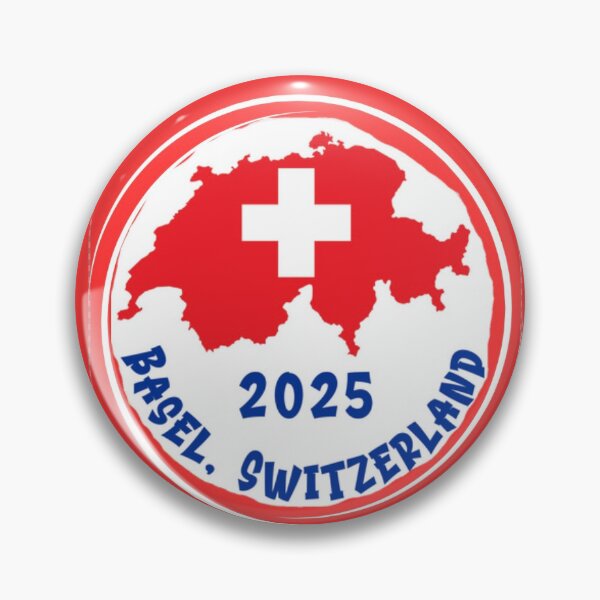 Item preview, Basel, Switzerland 2025 Eurovision designed and sold by HippyGold.