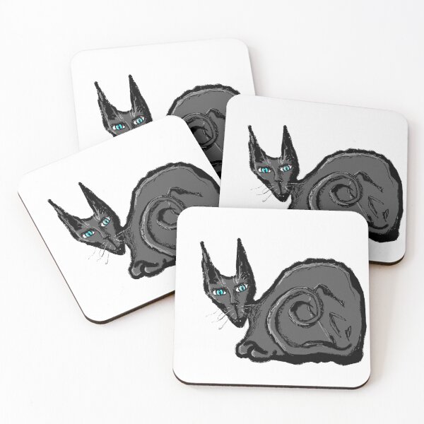 Item preview, The Old Grey Cat designed and sold by Sasha MacDonald.