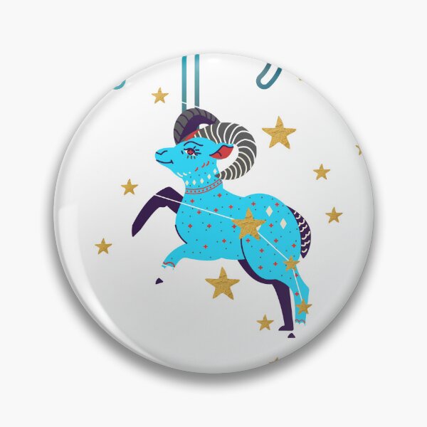 Item preview, Aries horoscope Stickers designed and sold by AlienTechs.