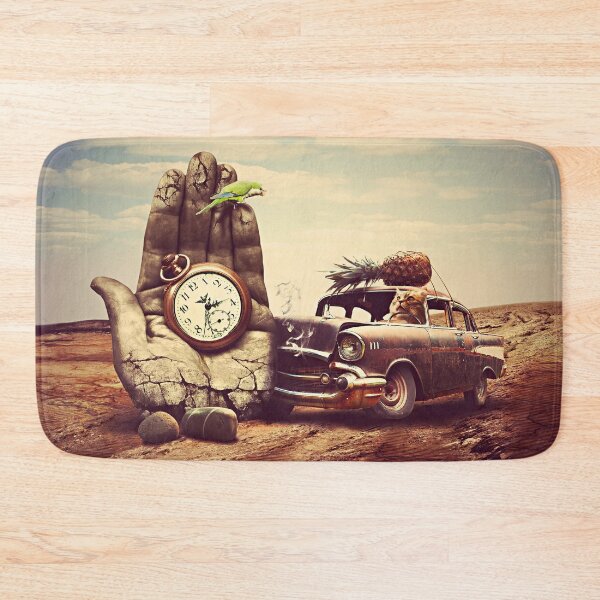 Item preview, Salvador Dali Hand, Watch, Car, Pineapple, Parrot, Surreal Art Print  designed and sold by Artistic Gift Print.
