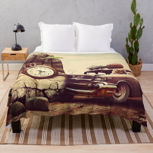 Item preview, Salvador Dali Hand, Watch, Car, Pineapple, Parrot, Surreal Art Print designed and sold by Artistic Gift Print.