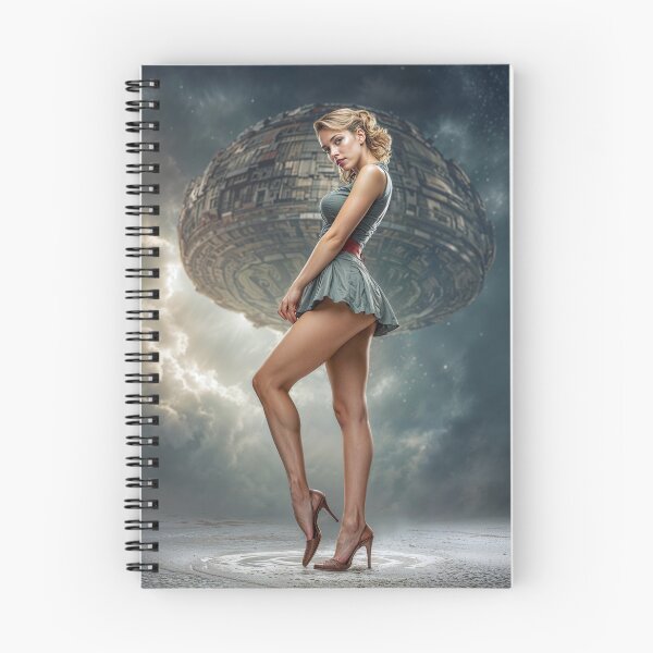 Item preview, Pin-up de ciencia ficción n.° 10 designed and sold by AI-lineDesign.