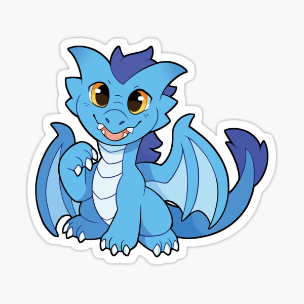 Artikel-Vorschau von Blauer kleiner Drache, designt und verkauft von znackish.