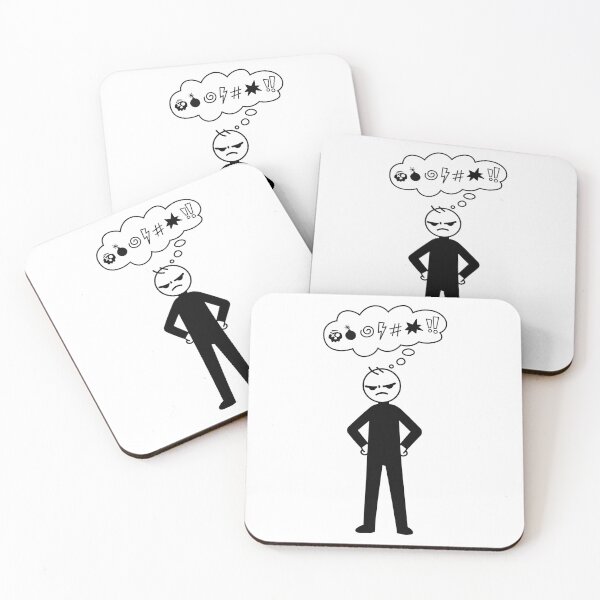 Item preview, An angry person, swearing and cursing designed and sold by AFernandesDSG.