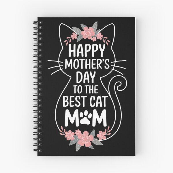 Item preview, Happy Mother’s Day to the Best Cat Mom - Floral Cat Outline designed and sold by love3617.