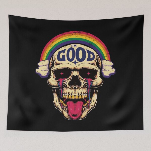 Item preview, Rainbow Skull. I'm Good. designed and sold by EunsooLee.