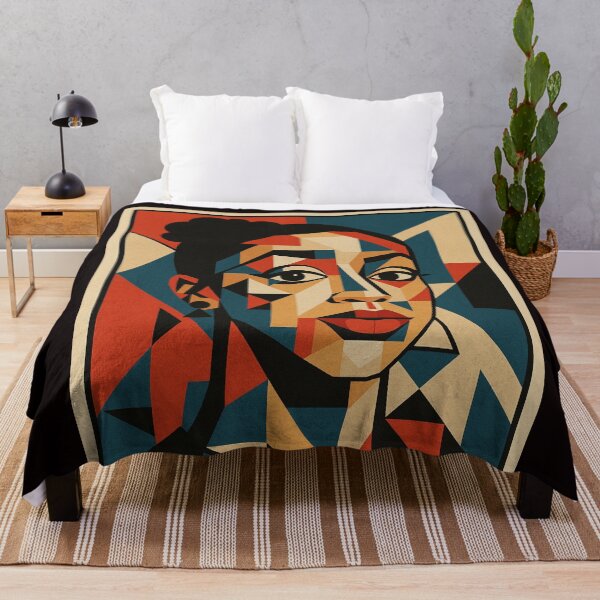 Item preview, Liza Koshy Geometric Portrait in Bold Pop Art Style designed and sold by Aryabek.