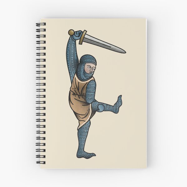 Item preview, Stretching Knight with sword medieval meme designed and sold by MargiKnights.