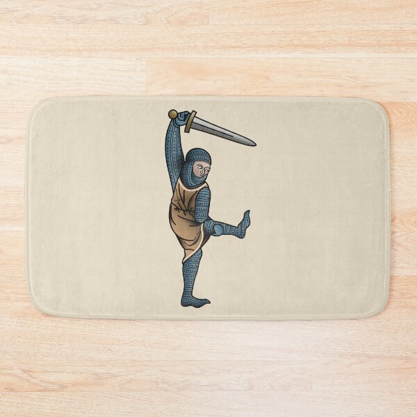 Item preview, Stretching Knight with sword medieval meme designed and sold by MargiKnights.