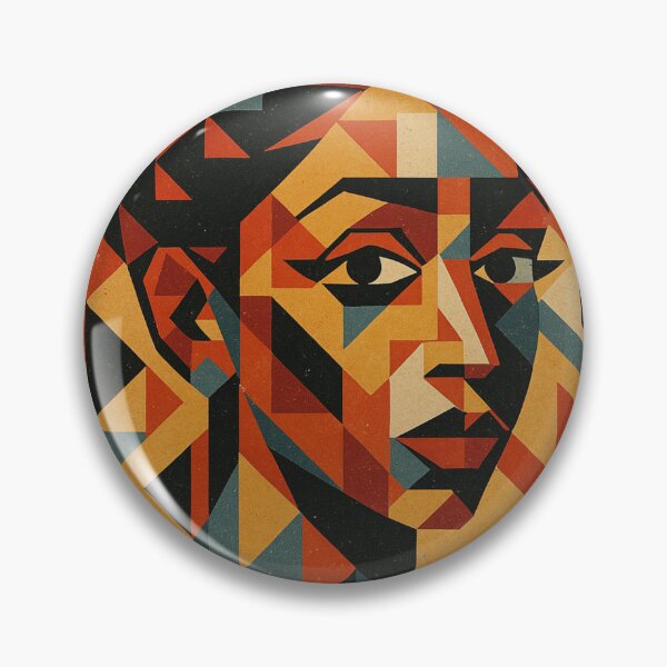 Item preview, Cubist Liza Koshy in Retro Pop Art Geometry designed and sold by Aryabek.