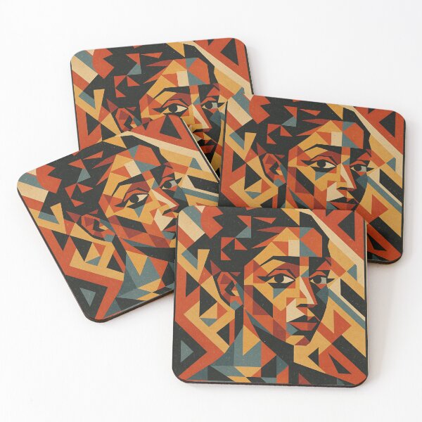 Item preview, Cubist Liza Koshy in Retro Pop Art Geometry designed and sold by Aryabek.