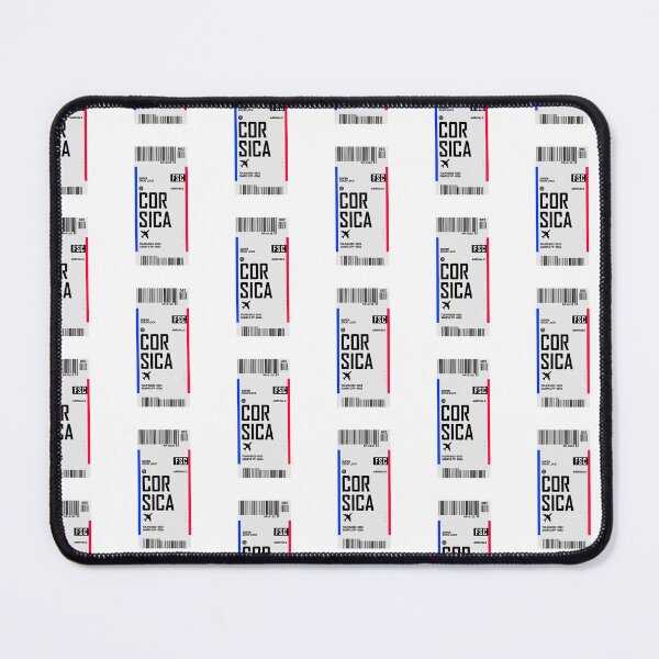 Item preview, Corsica Boarding Pass Sticker designed and sold by TulipaGraphics.