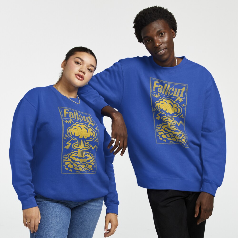 Vista previa del artículo con la obra «Sudadera sin capucha», diseñado y vendido por ChunkByChunk.
