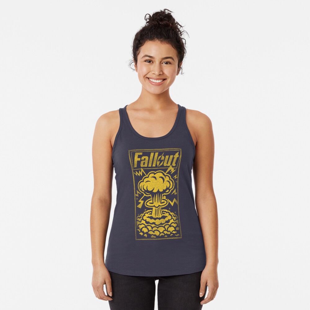 Vista previa del artículo con la obra «Camiseta con espalda nadadora», diseñado y vendido por ChunkByChunk.