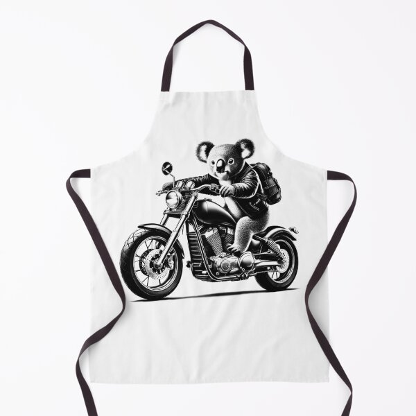 Item preview, Cool Koala Riding a Motorcycle Biker Koala Lover designed and sold by Kimberley King Art King Art.