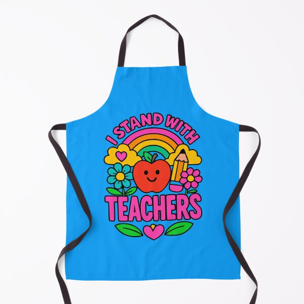 Item preview, I Stand With Teachers – Cute Teacher Protest Shirt designed and sold by Cheeky Companions.