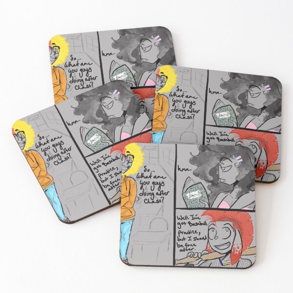 Item preview, Friends Making Plans designed and sold by Ladiibug Studiio.