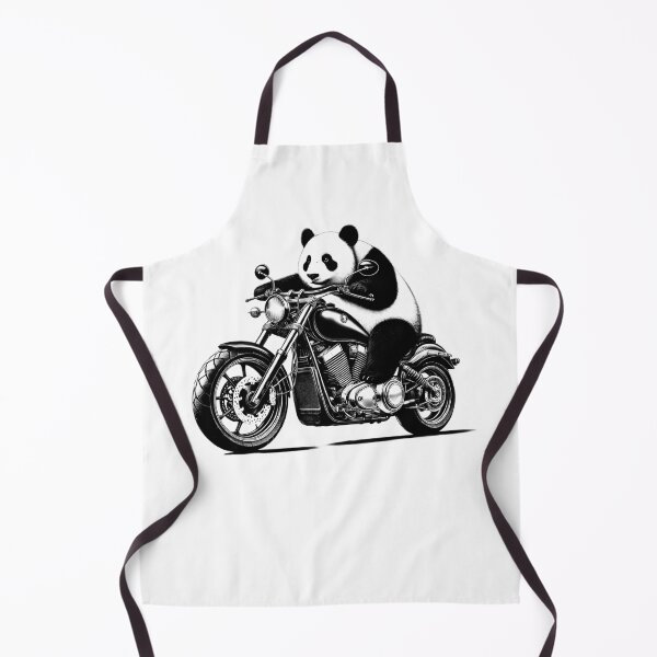 Item preview, Cool Panda Riding a Motorcycle Biker Bear Lover 2 designed and sold by Kimberley King Art King Art.