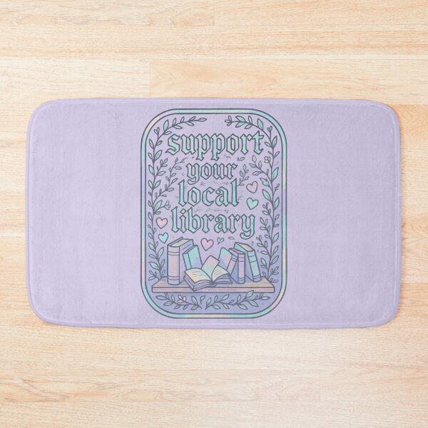 Item preview, Support Your Local Library Pastel Goth designed and sold by TomFrontierArt.