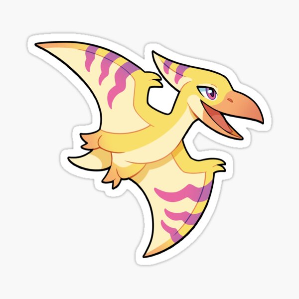 Item preview, Colourful Pterodactyl designed and sold by znackish.