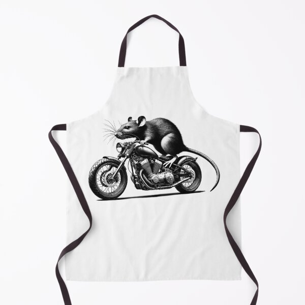 Item preview, Cool Rat Riding a Motorcycle Biker Rat Lover designed and sold by Kimberley King Art  King Art.