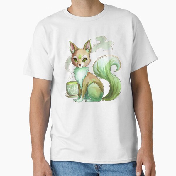 Item preview, Matcha Kitsune – Spirit of Green Tea designed and sold by SakuraHaven.
