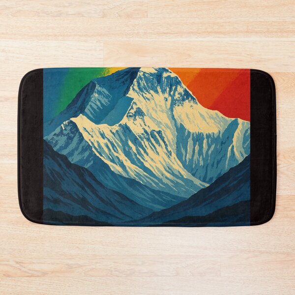 Item preview, Mount Everest Rainbow Nepal Himalayas Poster designed and sold by Aryabek.