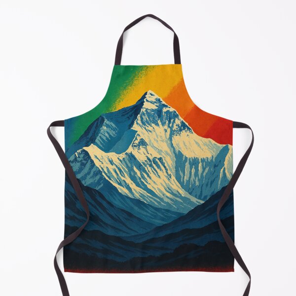 Item preview, Mount Everest Rainbow Nepal Himalayas Poster designed and sold by Aryabek.