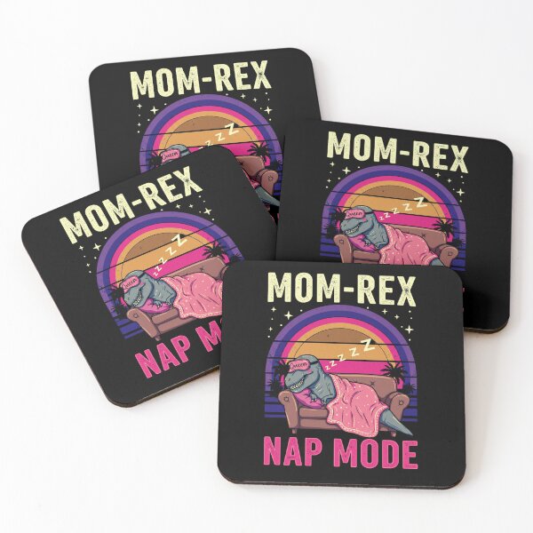 Item preview, Mom Rex in Nap Mode – Funny Dinosaur Mom Design designed and sold by Colorful-Garden.