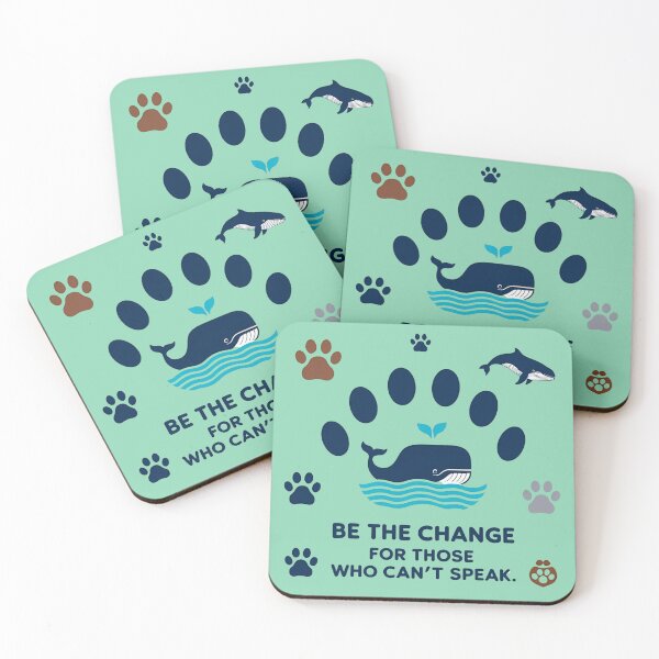Item preview, Be the Change – Speak for the Voiceless (Animal Advocacy Design) designed and sold by Chroma Dreams .