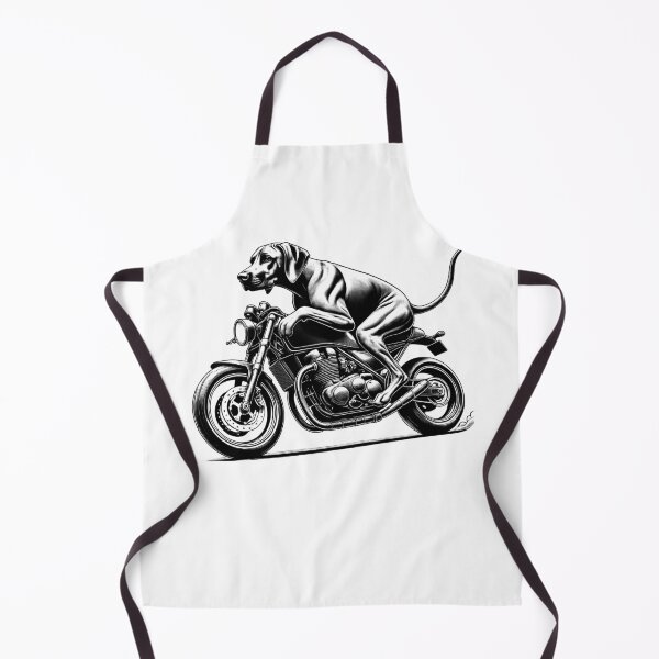 Item preview, Cool Rhodesian Ridgeback Riding a Motorcycle Biker Dog Lover designed and sold by Kimberley King Art King Art.