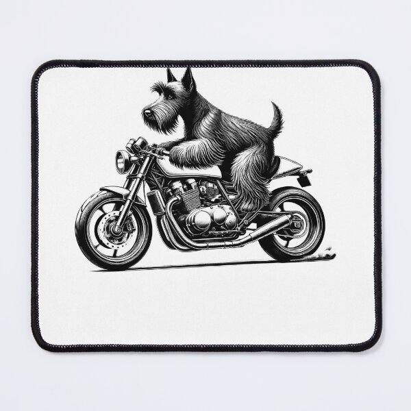 Item preview, Cool Scottish Terrier Riding a Motorcycle Biker Scottie Lover designed and sold by Kimberley King Art King Art.