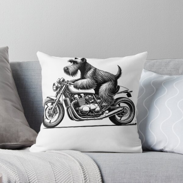 Item preview, Cool Scottish Terrier Riding a Motorcycle Biker Scottie Lover designed and sold by Kimberley King Art  King Art.