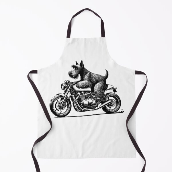 Item preview, Cool Scottish Terrier Riding a Motorcycle Biker Scottie Lover designed and sold by Kimberley King Art King Art.