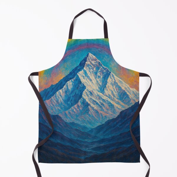 Item preview, Mount Everest Rainbow Oil Style Mountain Art designed and sold by Aryabek.
