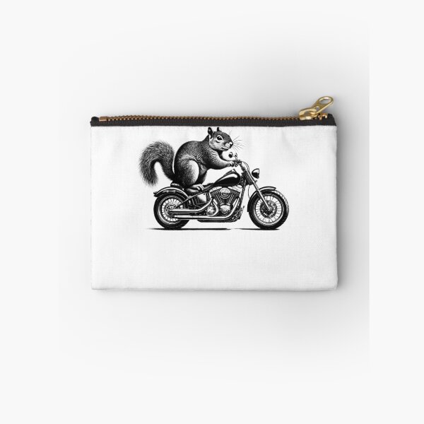 Item preview, Cool Squirrel Riding a Motorcycle Biker Squirrel Lover designed and sold by Kimberley King Art  King Art.