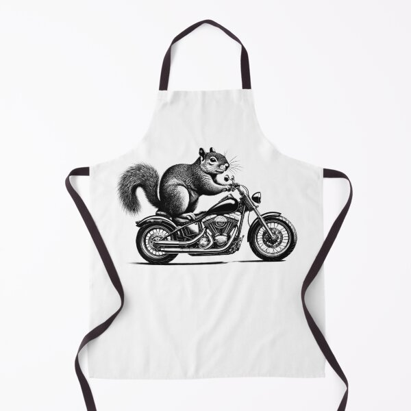 Item preview, Cool Squirrel Riding a Motorcycle Biker Squirrel Lover designed and sold by Kimberley King Art  King Art.