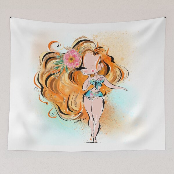 Item preview, Redhead Vitiligo Girl designed and sold by KaramfilaS.