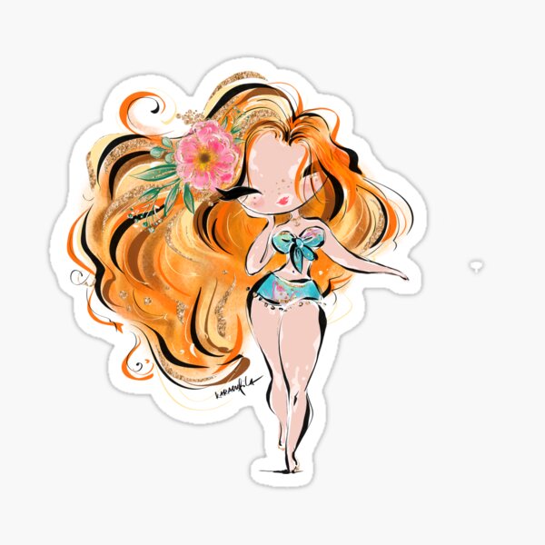 Item preview, Redhead Vitiligo Girl designed and sold by KaramfilaS.