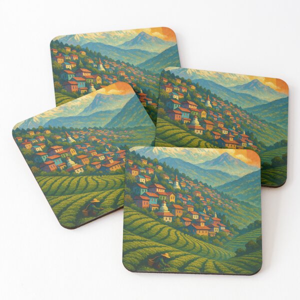 Item preview, Darjeeling Rainbow Hills Kanchenjunga View designed and sold by Aryabek.
