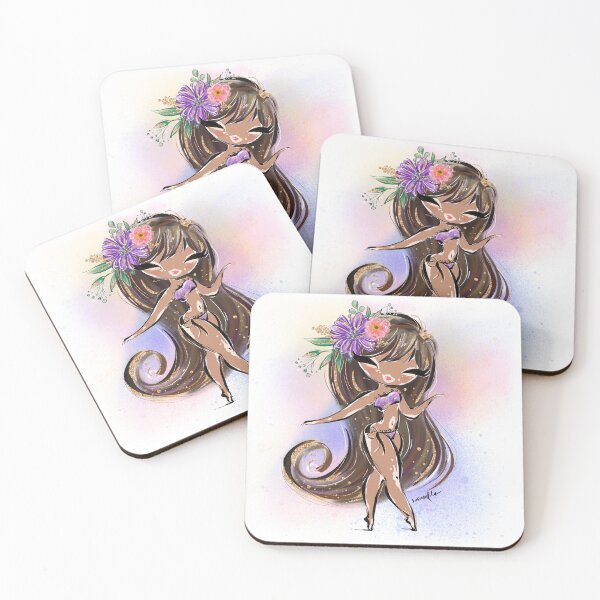 Item preview, Vitiligo Girl in Violet Beach Wear designed and sold by KaramfilaS.