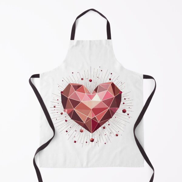 Item preview, Crystal Heart Geometric Pink Art Teenage Girls Women Love designed and sold by clothesy7.