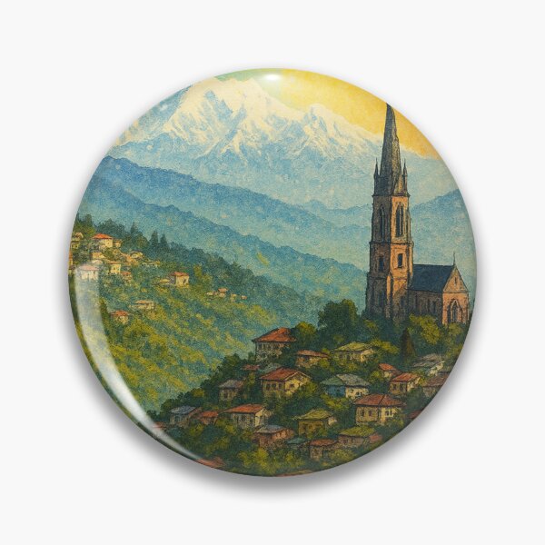 Item preview, Darjeeling Church Rainbow Kanchenjunga Horizon designed and sold by Aryabek.