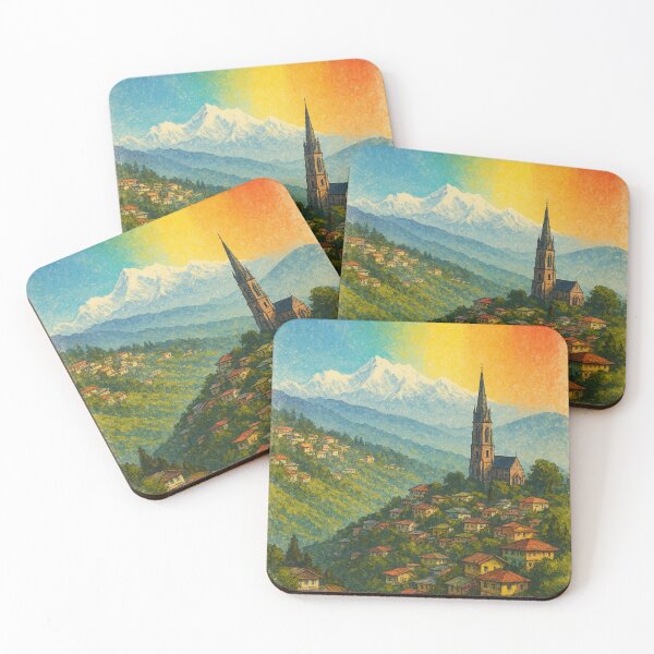 Item preview, Darjeeling Church Rainbow Kanchenjunga Horizon designed and sold by Aryabek.