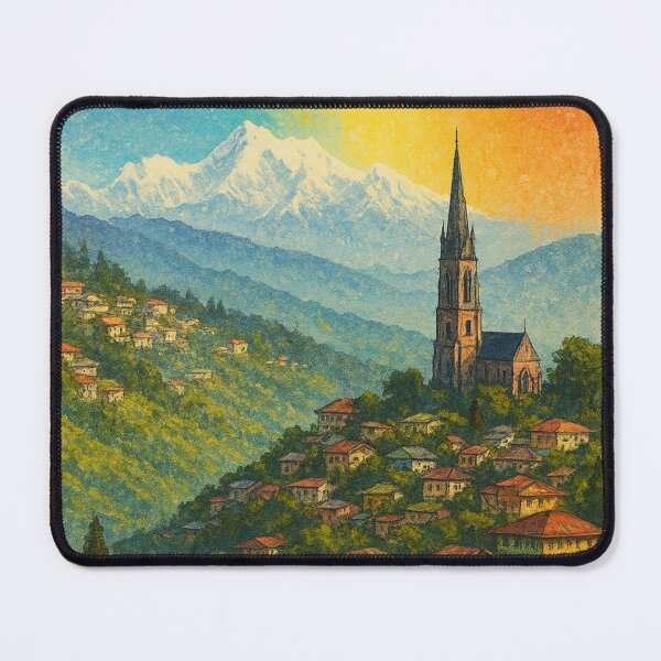 Item preview, Darjeeling Church Rainbow Kanchenjunga Horizon designed and sold by Aryabek.