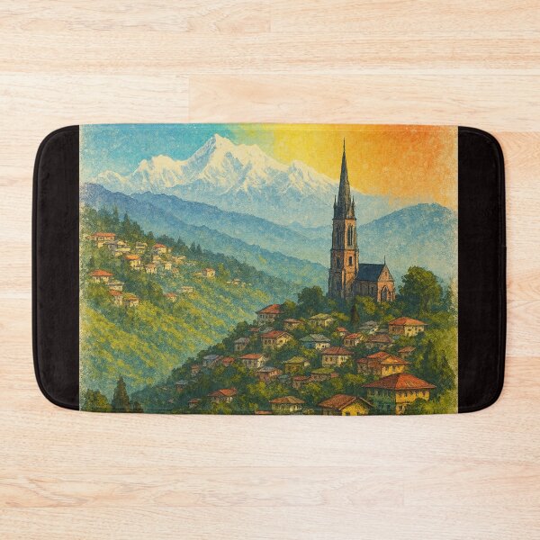 Item preview, Darjeeling Church Rainbow Kanchenjunga Horizon designed and sold by Aryabek.