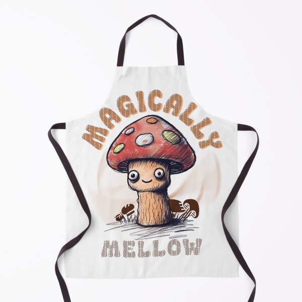 Item preview, Magically Mellow Mushroom – Cute Psychedelic Forest Art designed and sold by graphicnew.