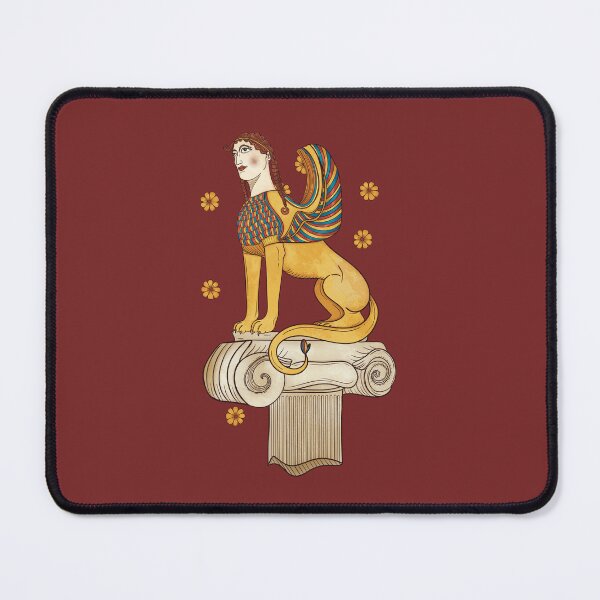Item preview, Ancient Greek Archaic Sphinx Illustration - Mythological Art designed and sold by Ancient-Tales.