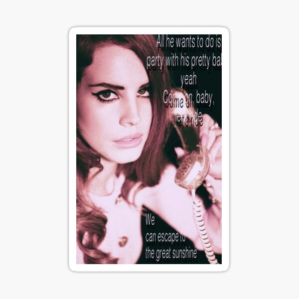 Artikel-Vorschau von Cola Lana Del Rey - Design, designt und verkauft von BornToDie-.